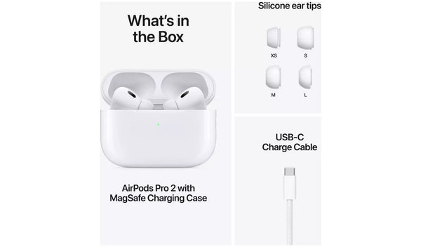 Apple AirPods Pro 2nd generation with MagSafe Case USB-C [2023]
