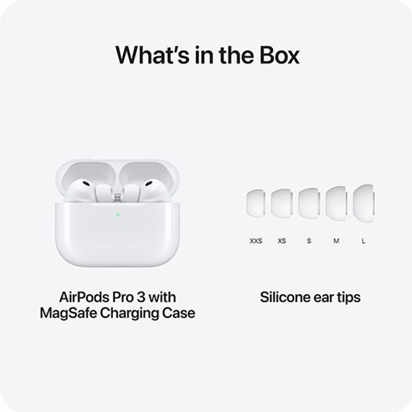 Apple AirPods Pro 3rd Generation with MagSafe Case USB-C [2025]